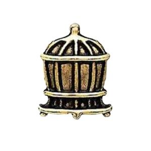 New Gold And Black Origami Owl Birdcage Locket Charm